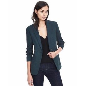 Banana Republic dark green blazer